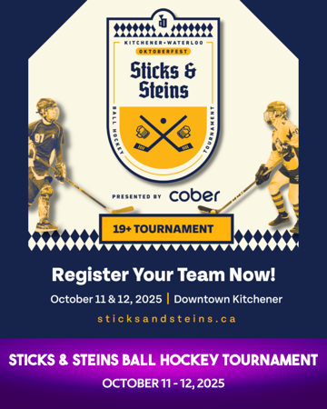 Kitchener-Waterloo Oktoberfest: Sticks & Steins Ball Hockey Tournament